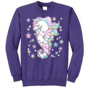 Cute Unicorn Seahorse Uni-Maid Sweatshirt