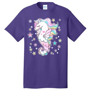 Cute Unicorn Seahorse Uni-Maid Tall T-Shirt