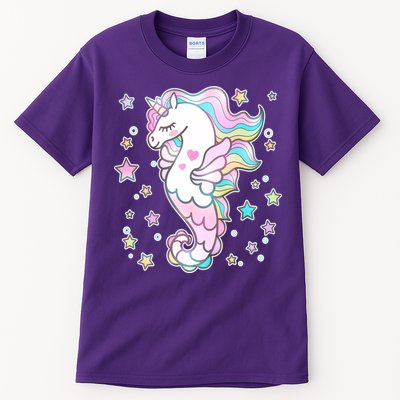 Cute Unicorn Seahorse Uni-Maid Tall T-Shirt