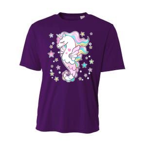 Cute Unicorn Seahorse Uni-Maid Performance Sprint T-Shirt