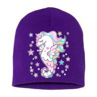 Cute Unicorn Seahorse Uni-Maid Short Acrylic Beanie