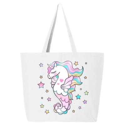 Cute Unicorn Seahorse Uni-Maid 25L Jumbo Tote