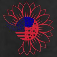Cute USA Sunflower Flag Adult Drive Performance Visor
