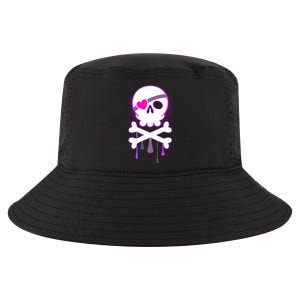 Cute Valentine Skull Eye Patch  Cool Comfort Performance Bucket Hat