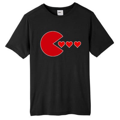 Cute Valentines Day Gamer Hear Retro Tall Fusion ChromaSoft Performance T-Shirt