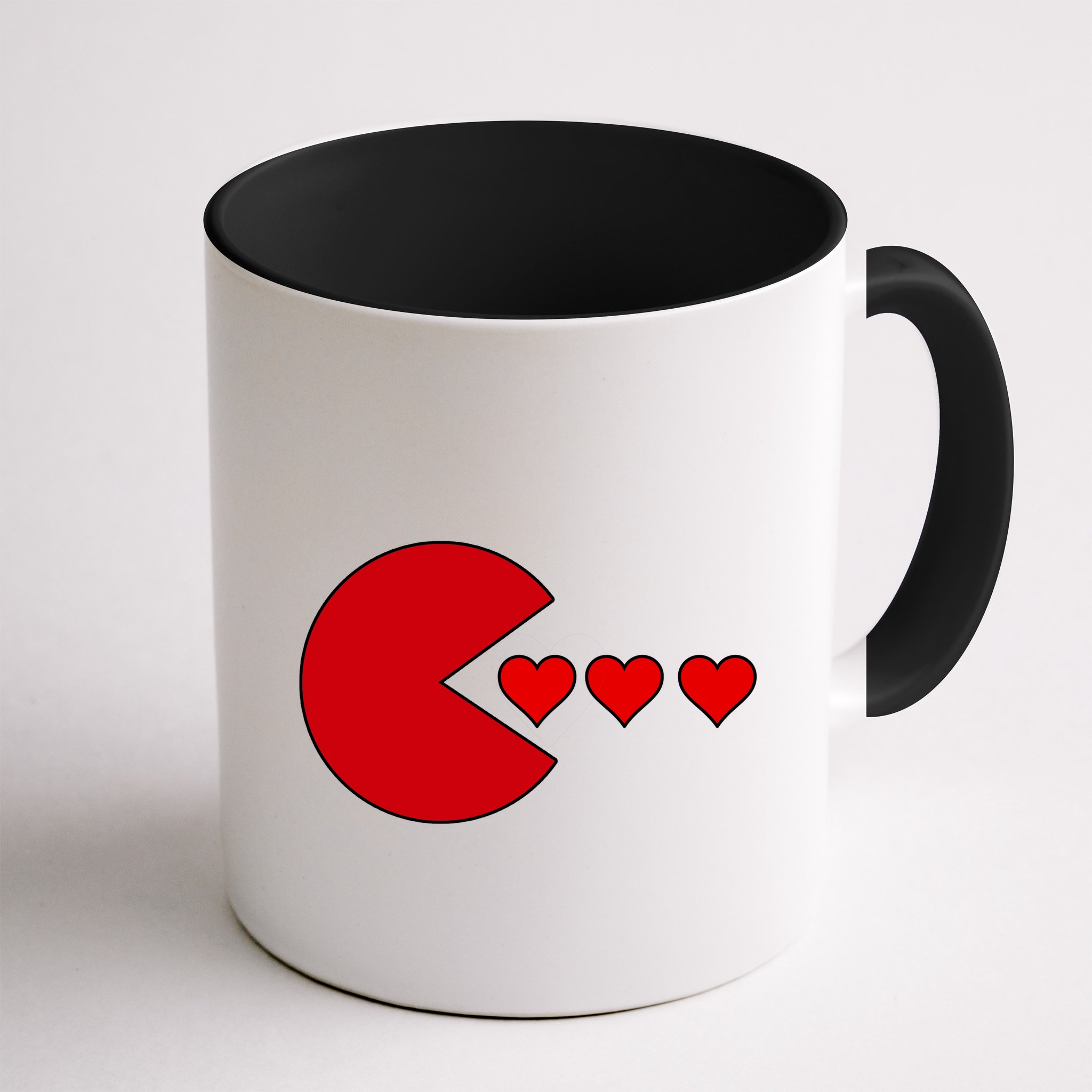 Cute Valentines Day Gamer Hear Retro Mug