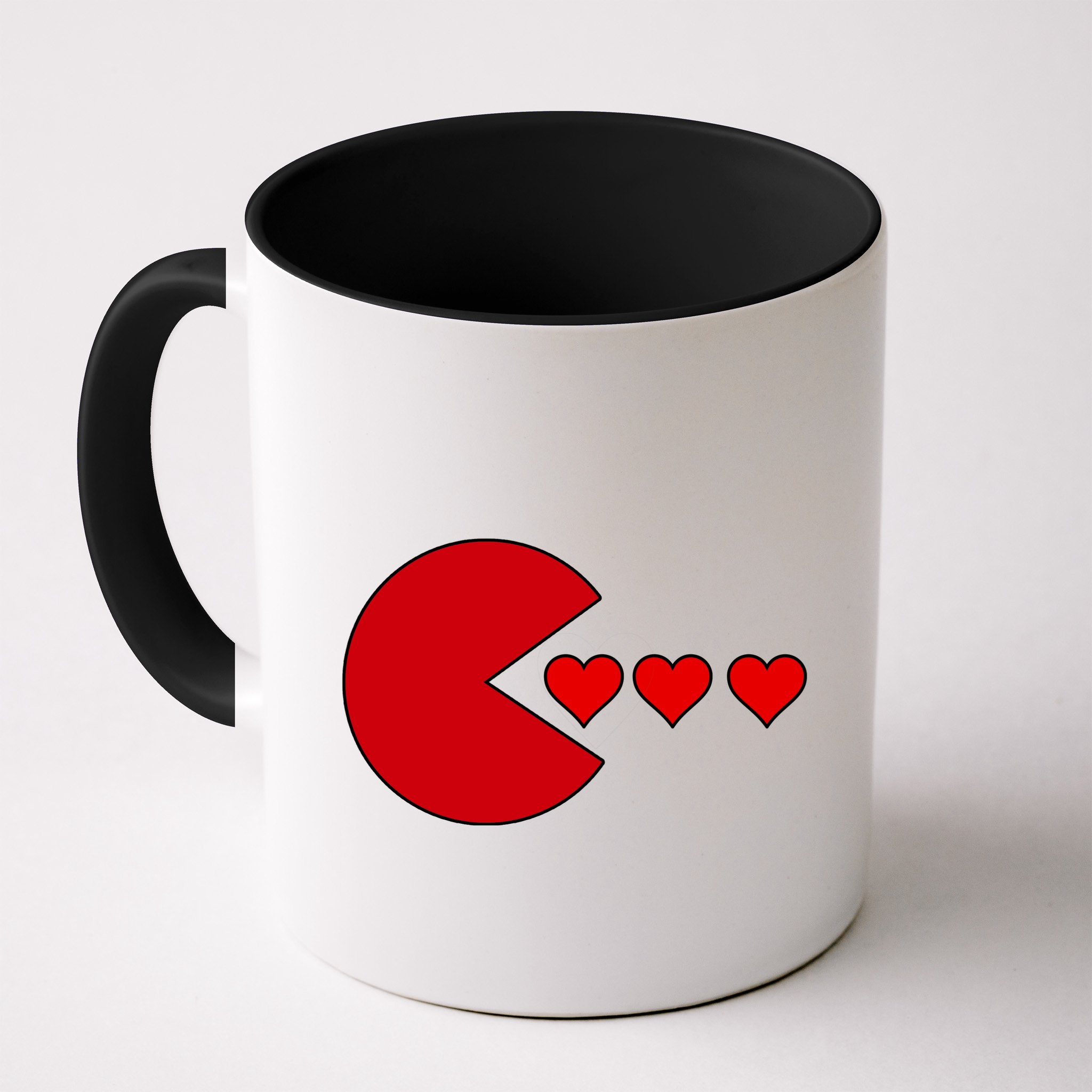 Cute Valentines Day Gamer Hear Retro Mug