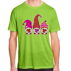 Cute Valentine's Day Gnomes Adult ChromaSoft Performance T-Shirt