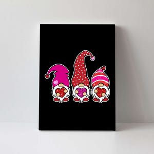 Cute Valentine's Day Gnomes Canvas