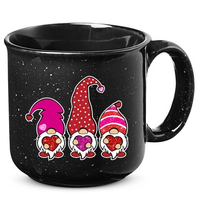 Cute Valentine's Day Gnomes 15oz Campfire Ceramic Mug