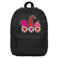 Cute Valentine's Day Gnomes 16 in Basic Backpack
