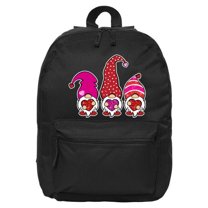 Cute Valentine's Day Gnomes 16 in Basic Backpack