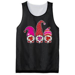 Cute Valentine's Day Gnomes Mesh Reversible Basketball Jersey Tank