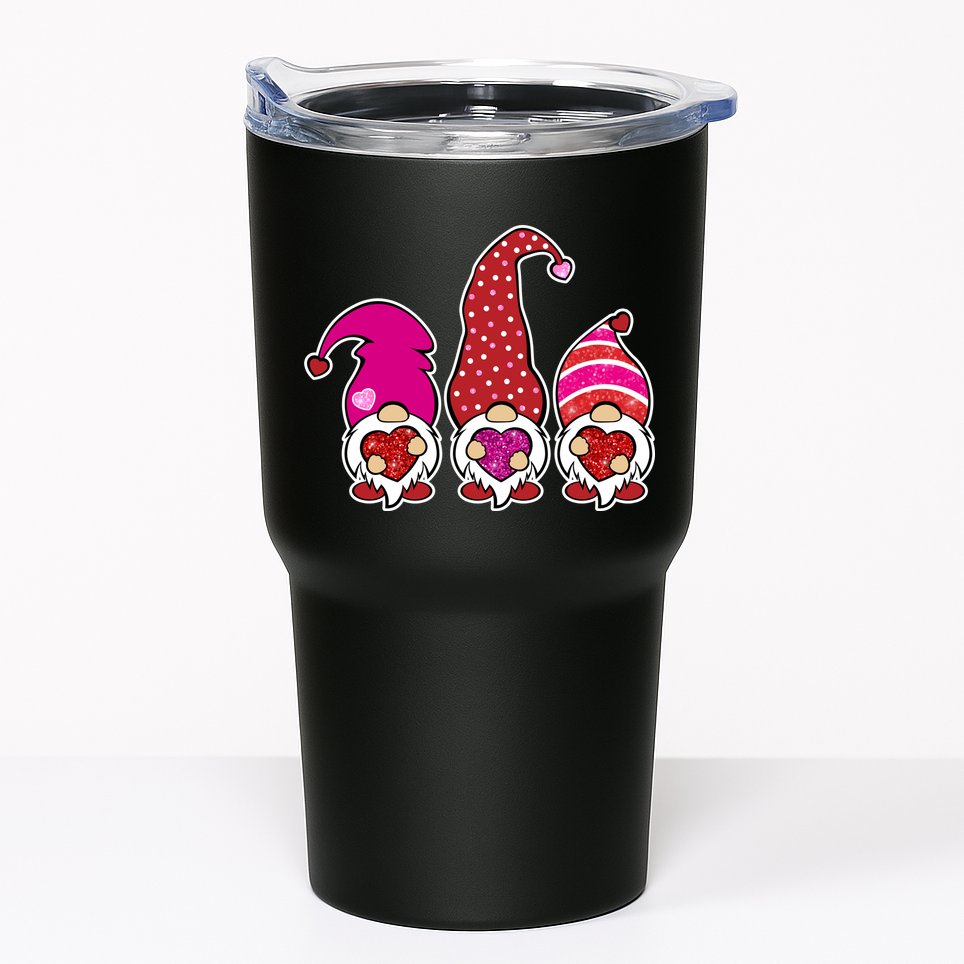 Cute Valentine's Day Gnomes Tumbler