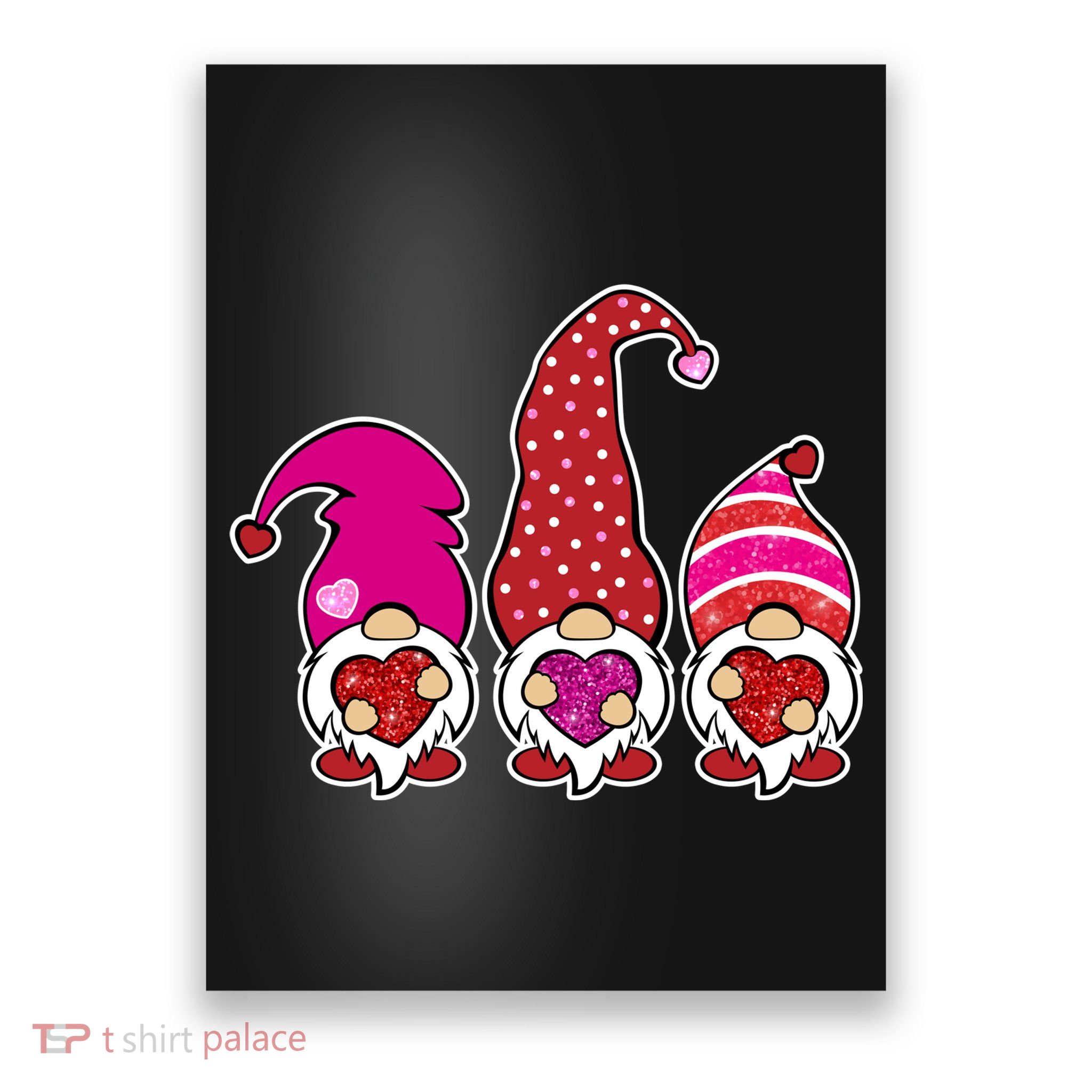 Cute Valentine's Day Gnomes Poster