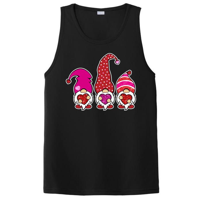 Cute Valentine's Day Gnomes PosiCharge Competitor Tank