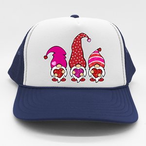 Cute Valentine's Day Gnomes Trucker Hat