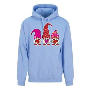 Cute Valentine's Day Gnomes Unisex Surf Hoodie