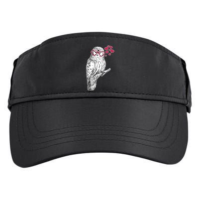 Cute Valentine's Day Heart Glasses Owl Love Adult Drive Performance Visor