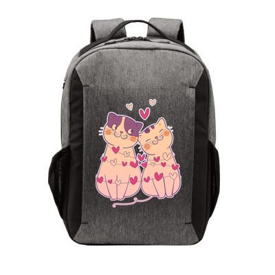 Cute Valentine's Day Kitties Vector Backpack