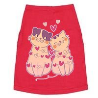 Cute Valentine's Day Kitties Doggie Tank