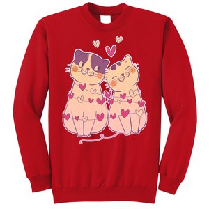 Cute Valentine's Day Kitties Sweatshirt