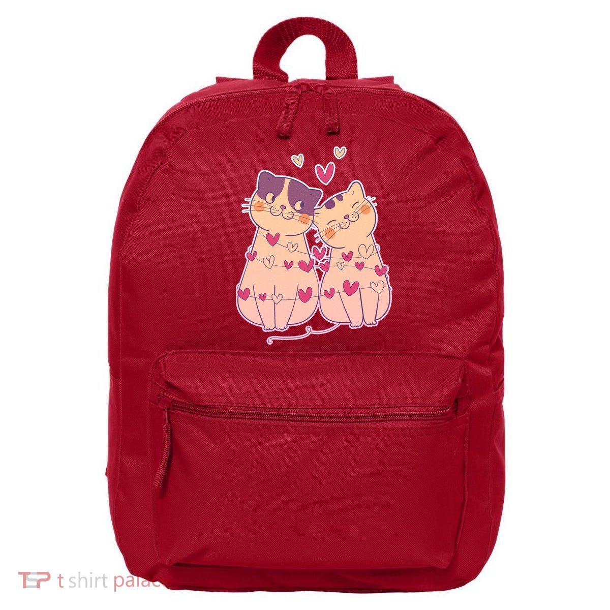 Cute Valentine's Day Kitties 16 in Basic Backpack