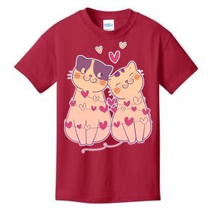 Cute Valentine's Day Kitties Kids T-Shirt