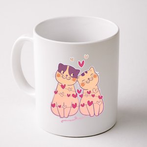 Cute Valentine's Day Kitties Coffee Mug