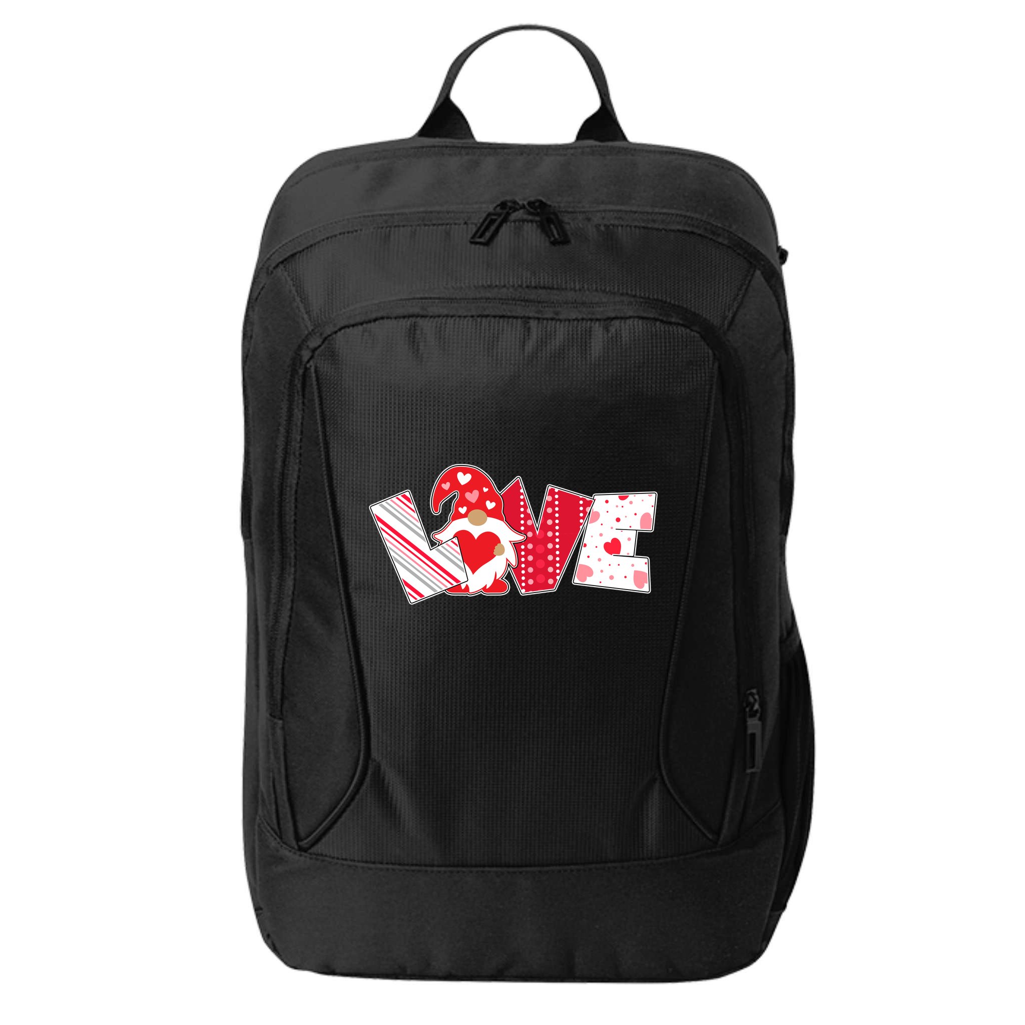 Cute Valentine's Day Love Gnome City Backpack