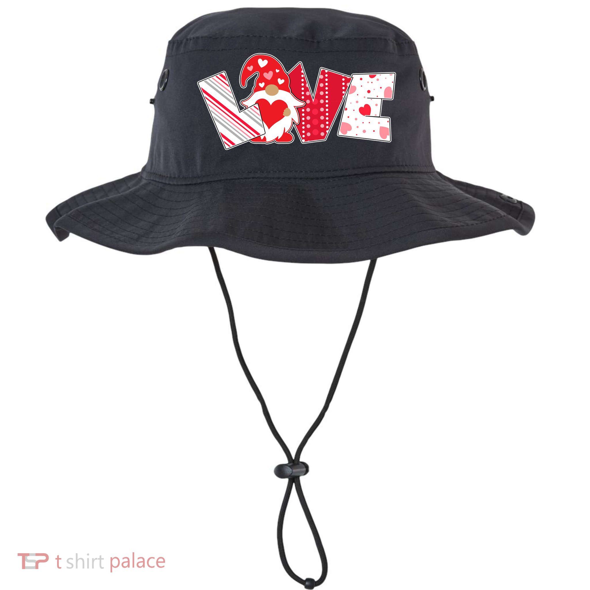 Cute Valentine's Day Love Gnome Bucket Hat