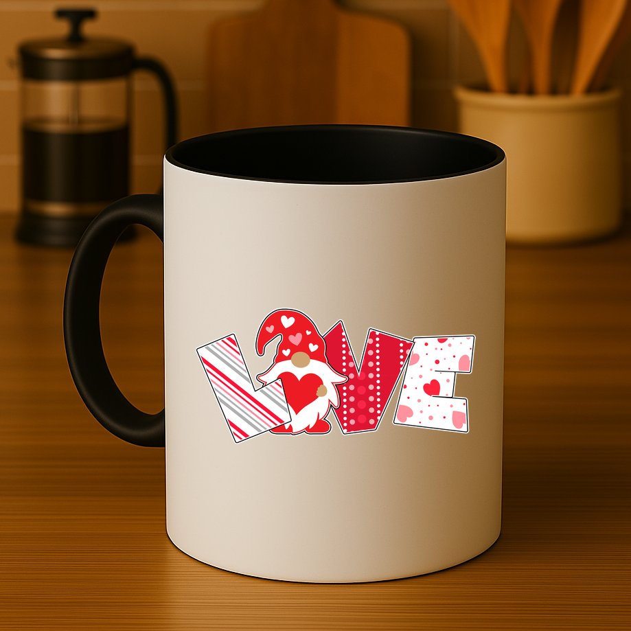 Cute Valentine's Day Love Gnome Mug