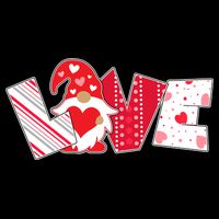 Cute Valentine's Day Love Gnome 16 in Basic Backpack