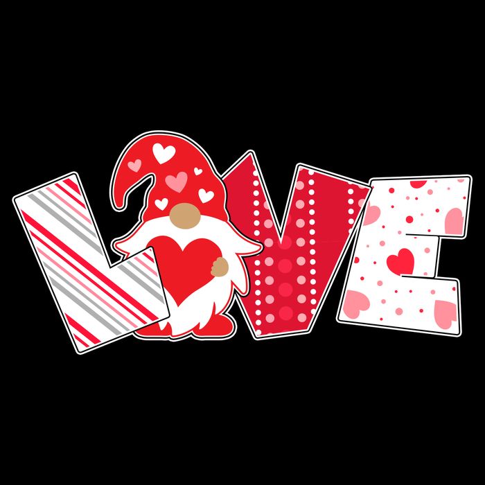 Cute Valentine's Day Love Gnome 16 in Basic Backpack