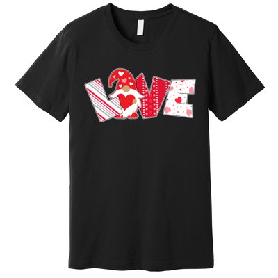 Cute Valentine's Day Love Gnome Premium T-Shirt