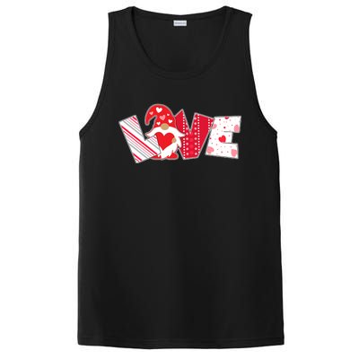 Cute Valentine's Day Love Gnome PosiCharge Competitor Tank