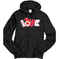 Cute Valentine's Day Love Gnome Tie Dye Hoodie