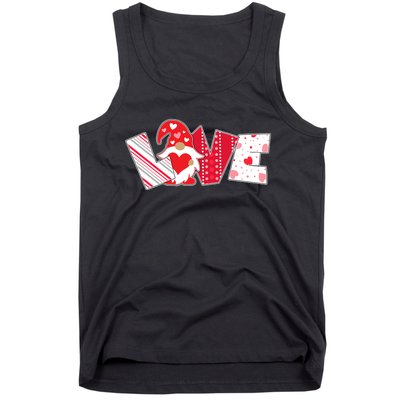 Cute Valentine's Day Love Gnome Tank Top