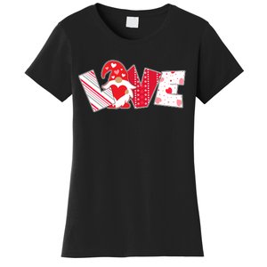 Cute Valentine's Day Love Gnome Women's T-Shirt