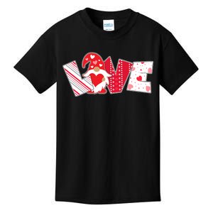 Cute Valentine's Day Love Gnome Kids T-Shirt