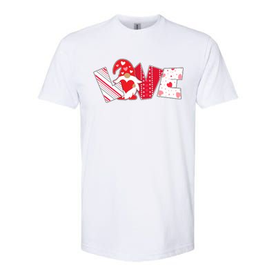 Cute Valentine's Day Love Gnome Softstyle® CVC T-Shirt