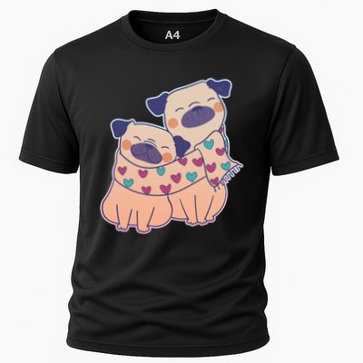 Cute Valentine's Day Puppies Performance Shirt