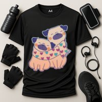 Cute Valentine's Day Puppies Cooling Performance Crew T-Shirt