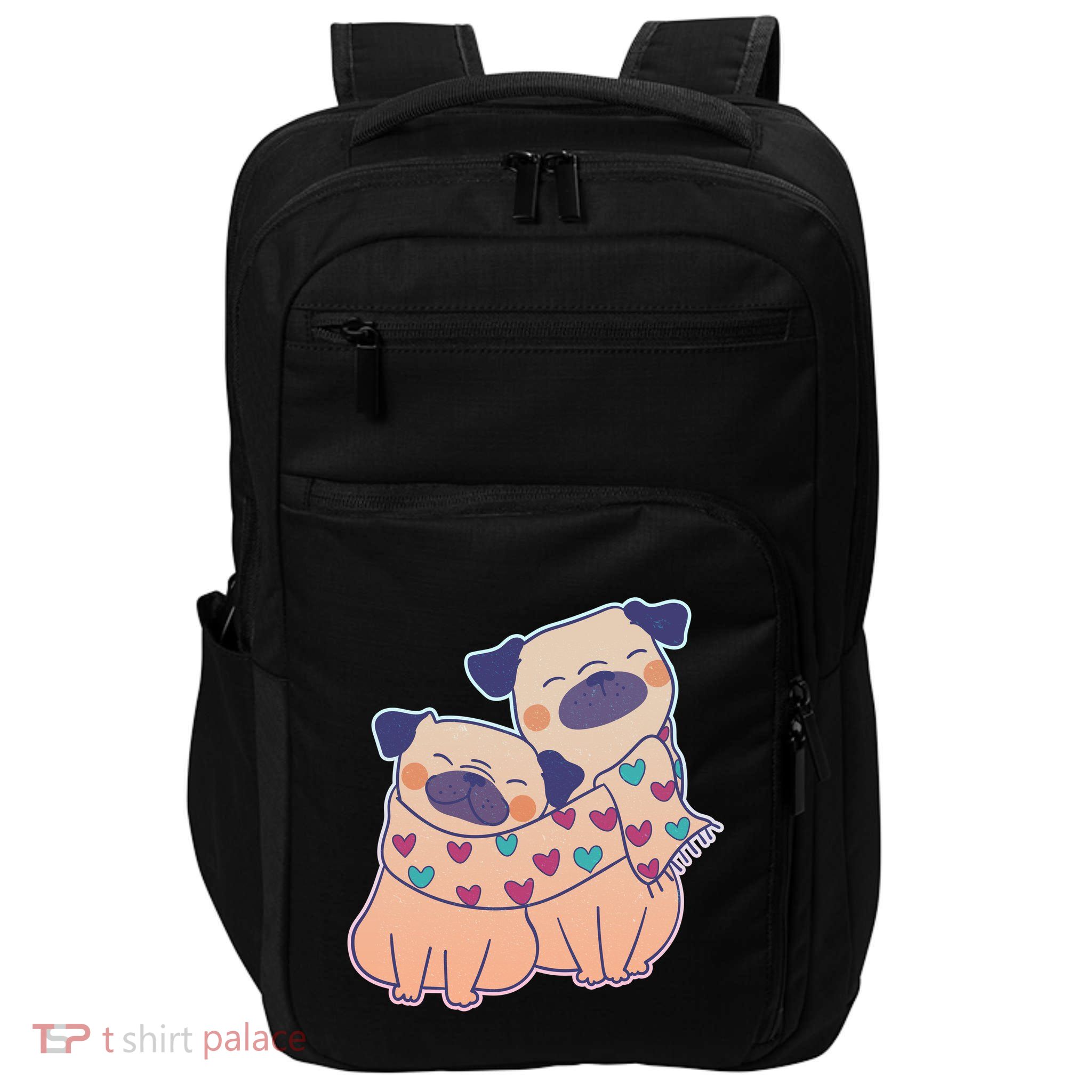 Cute Valentine's Day Puppies Impact Tech Backpack