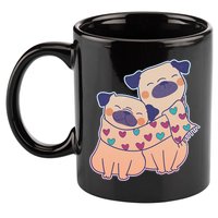 Cute Valentine's Day Puppies 11oz C Handle Ceramic Mug