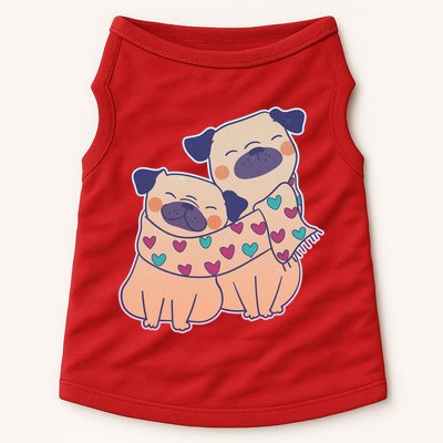 Cute Valentine's Day Puppies Doggie Tank