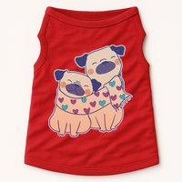 Cute Valentine's Day Puppies Doggie Tank