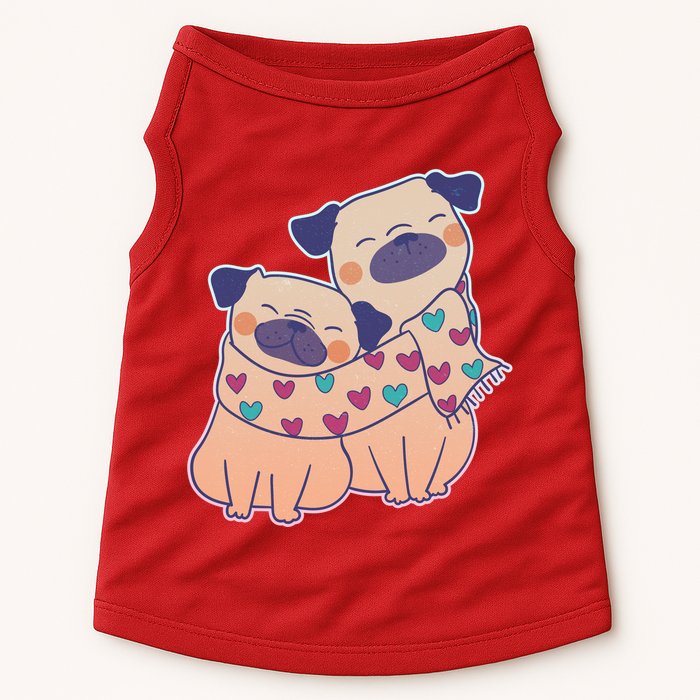 Cute Valentine's Day Puppies Doggie Tank