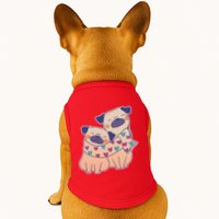 Cute Valentine's Day Puppies Doggie Tank