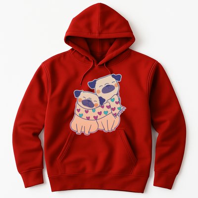 Cute Valentine's Day Puppies Hoodie